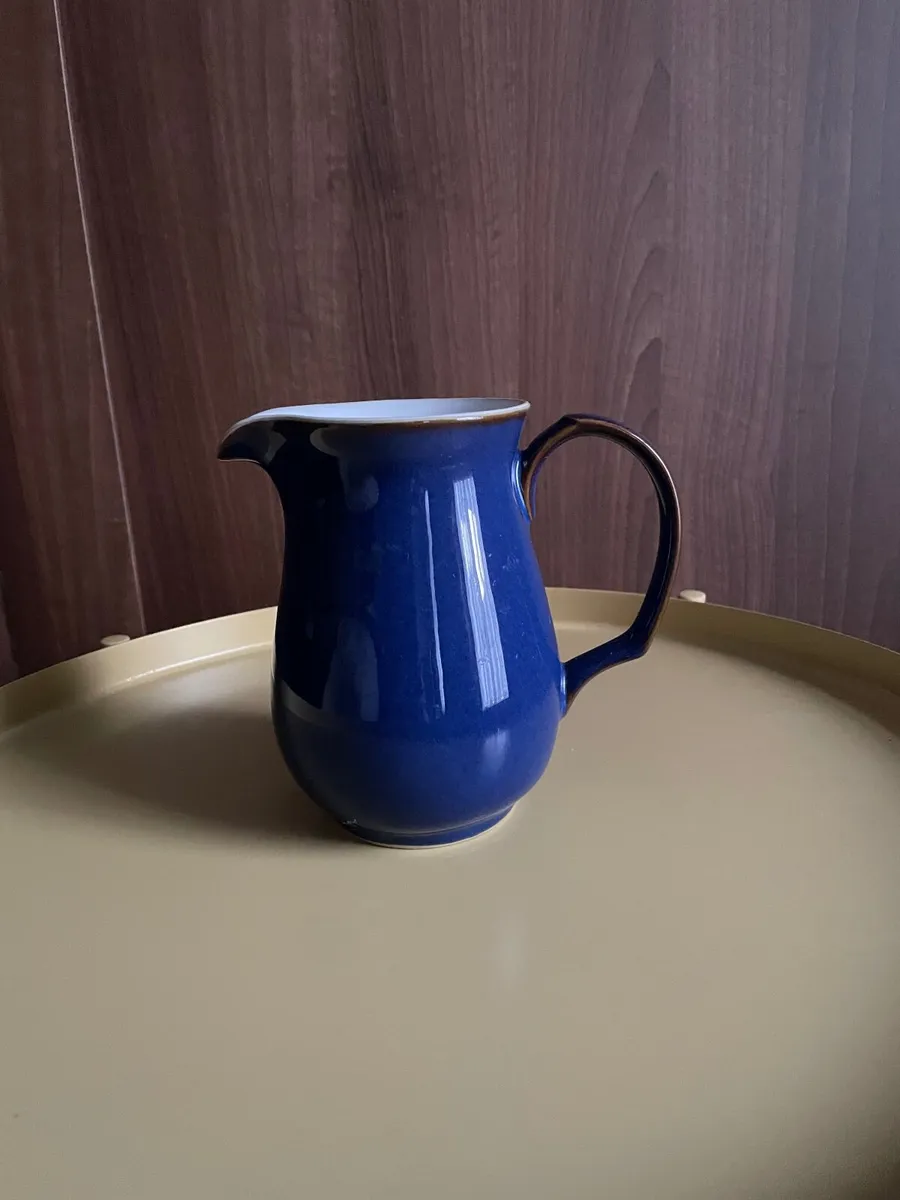 Large Denby imperial blue jug - Image 3