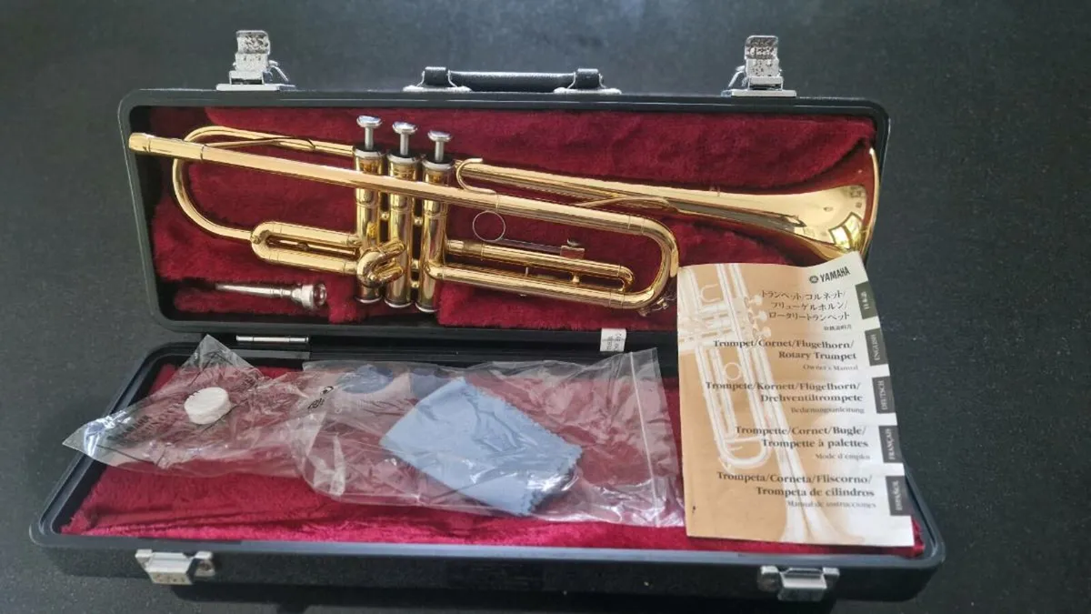 Yamaha YTR-1335 Trumpet – Excellent Condition - Image 4