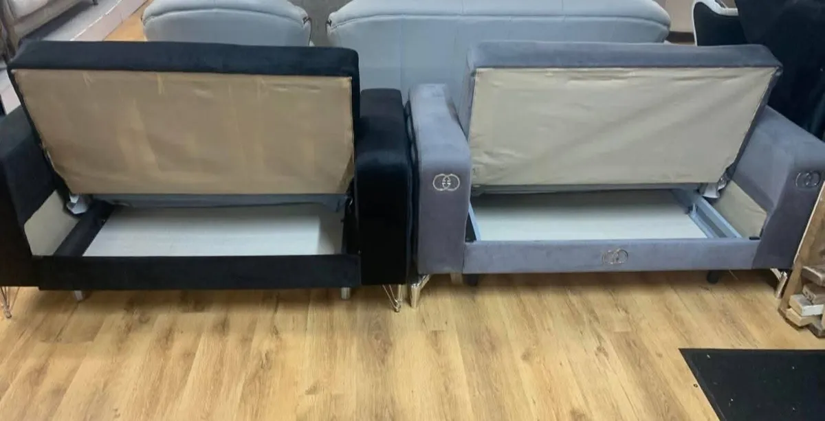 2 Seater Sofa Bed With Storage Function - Image 3
