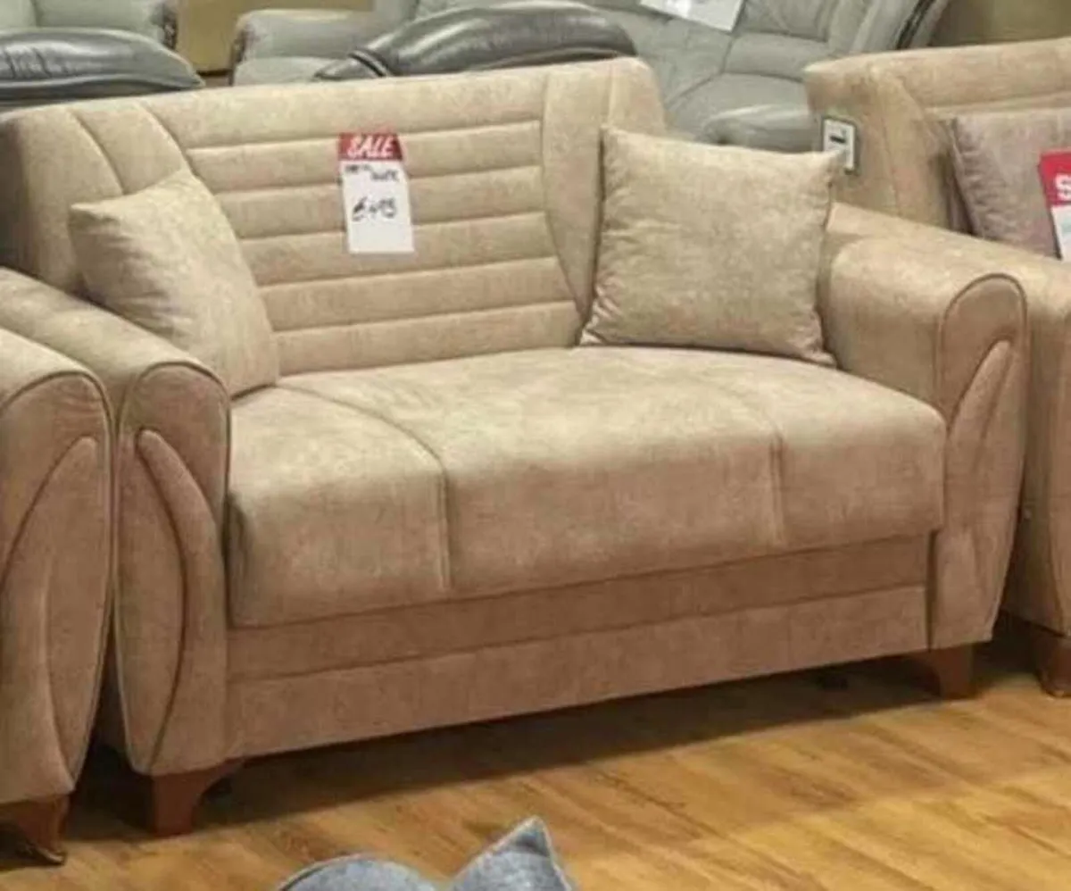 2 Seater Sofa Bed With Storage Function - Image 4