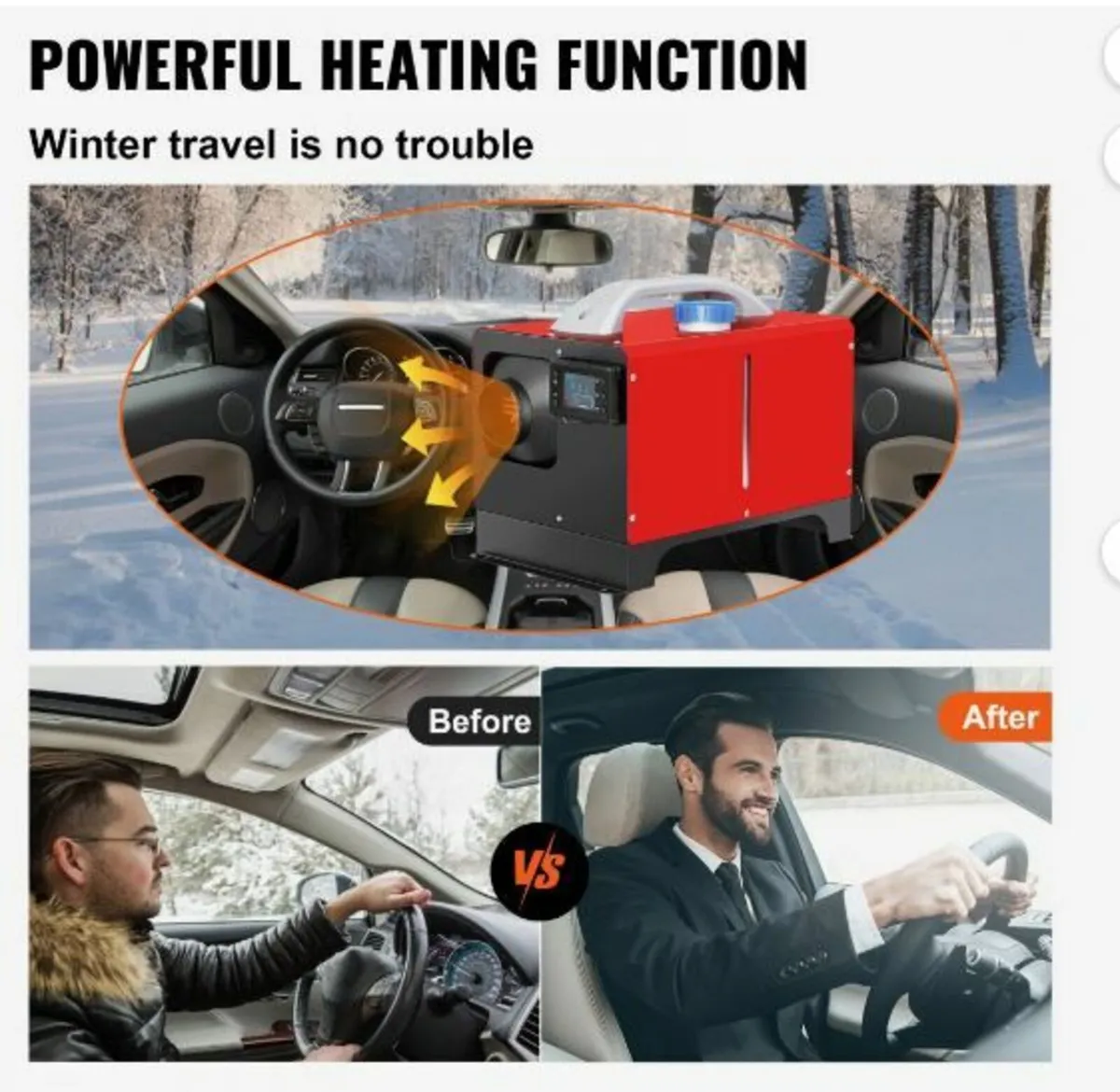 NEW Diesel Air Heater, 5KW 12V Parking Heater, - Image 3