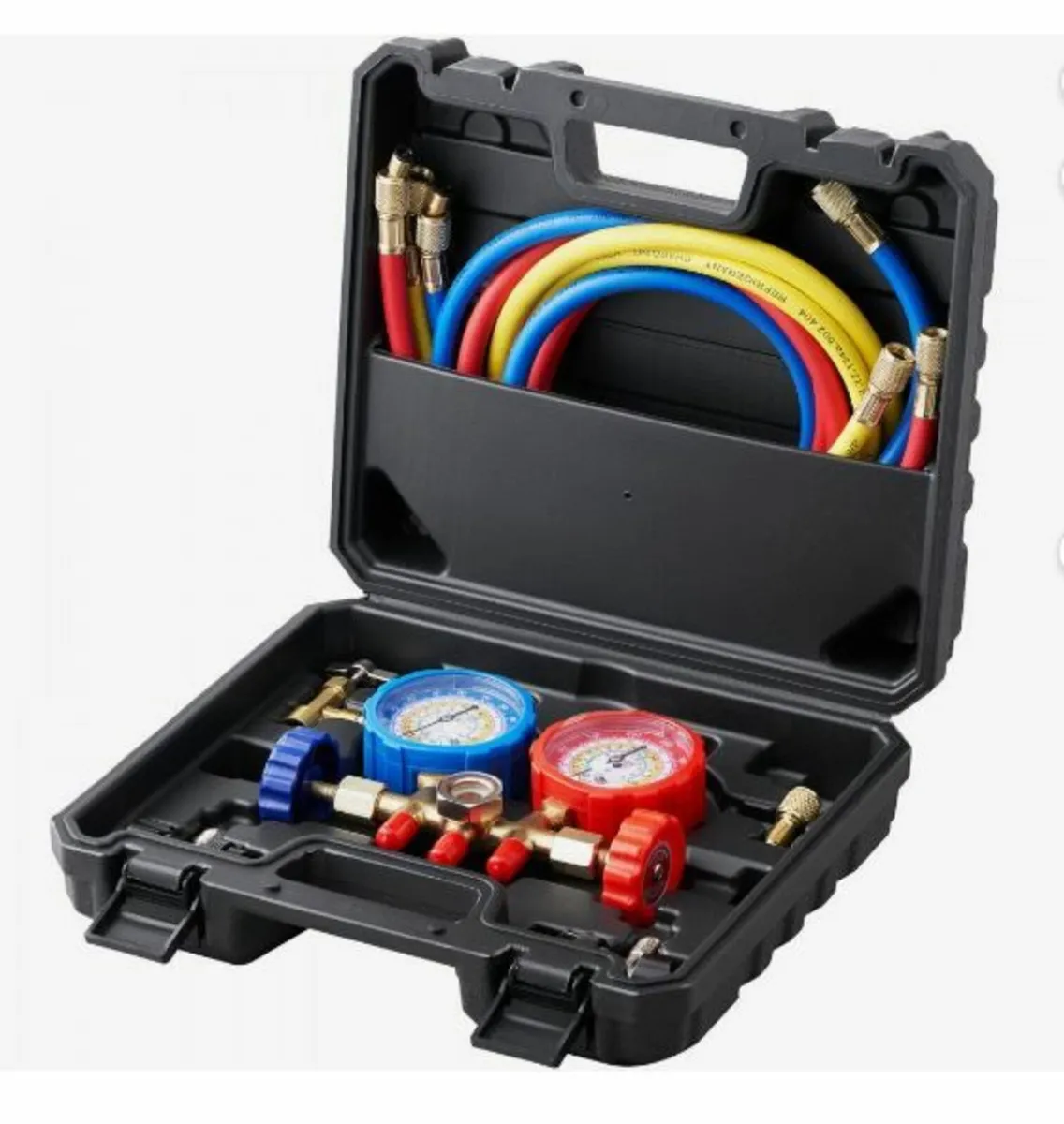 3-Way AC Diagnostic Manifold Gauge Set Fits - Image 1
