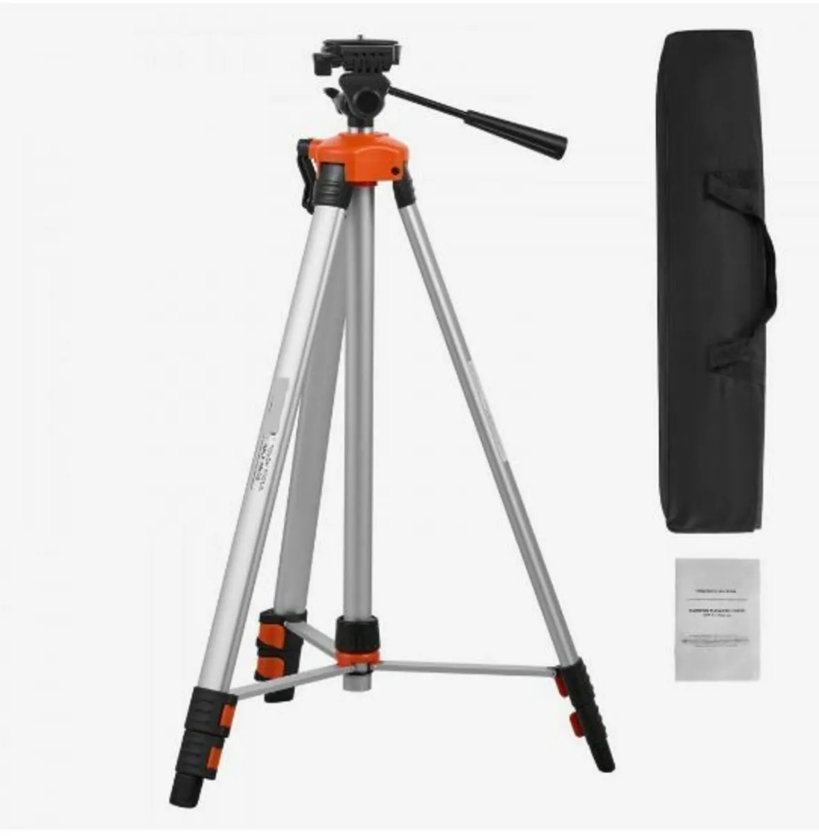 Laser Level Tripod ¼ x 20 Thread 27.36-68.11 inch - Image 1