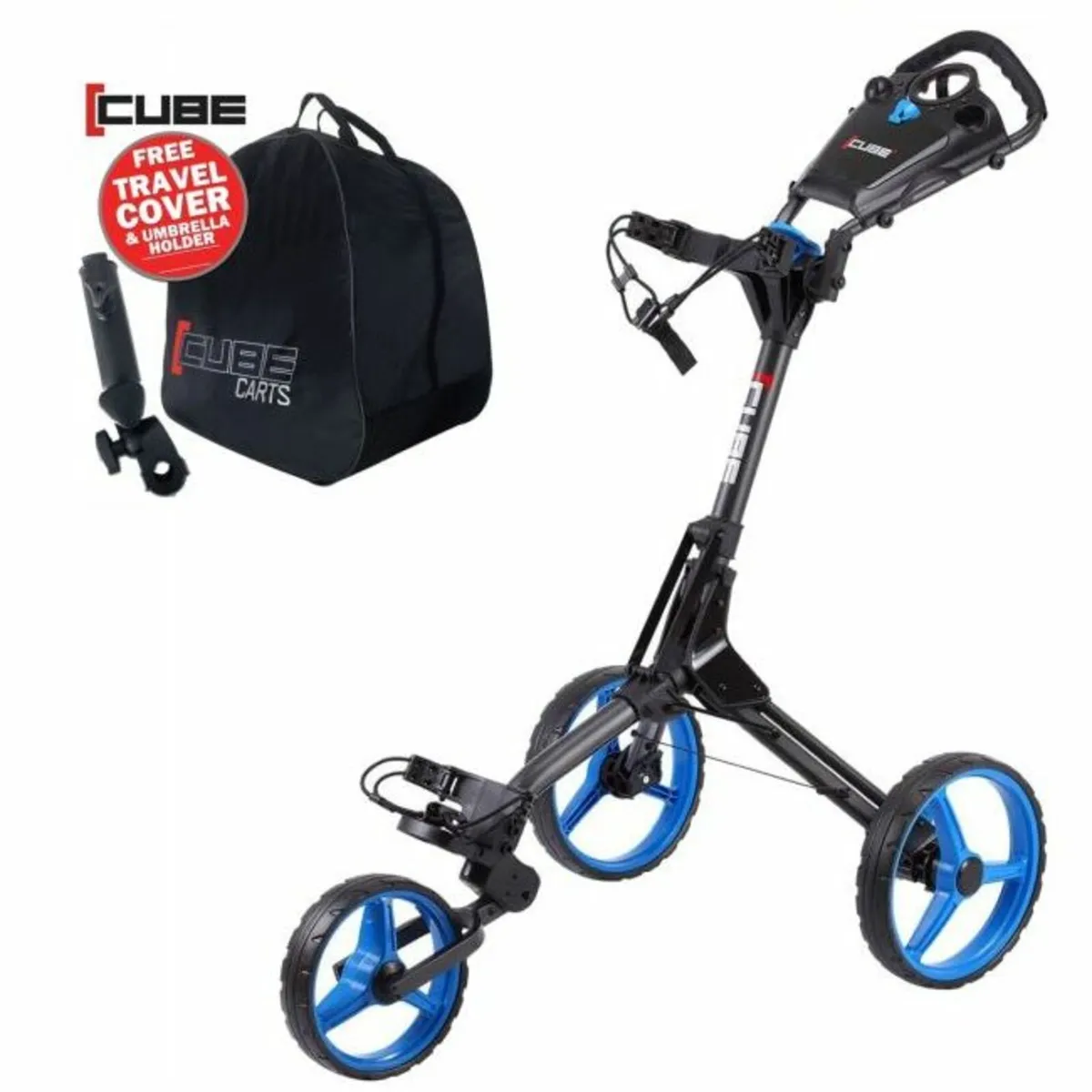 Skymax Cube 3.0 Golf Trolley + 2 FREE Accessories - Image 1