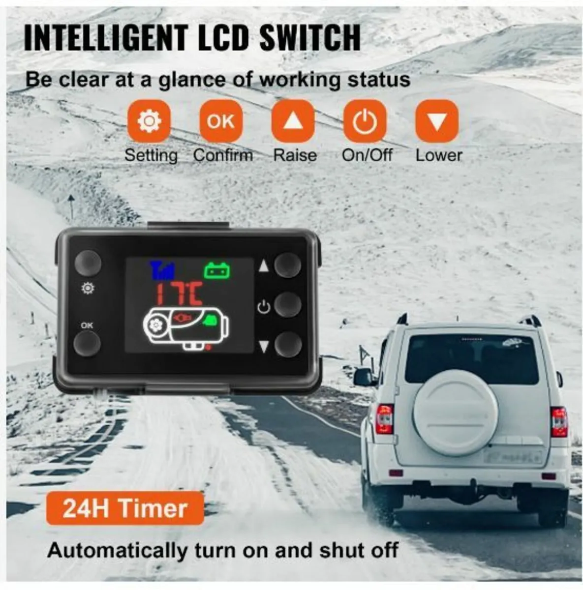 8KW Air Diesel Heater, 12V Parking Heater - Image 2