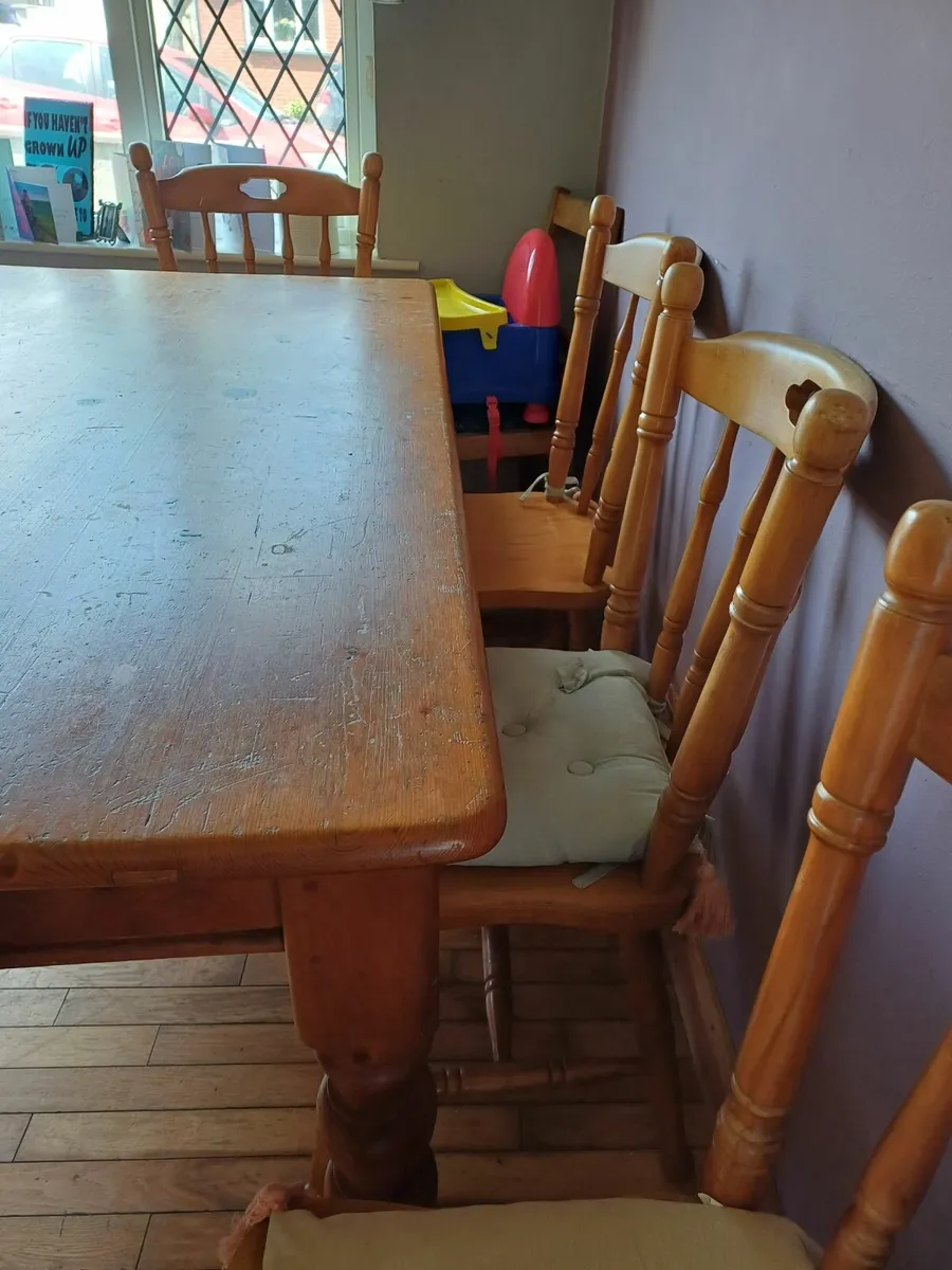 FREE Dining room chairs X 6 and computer table - Image 2