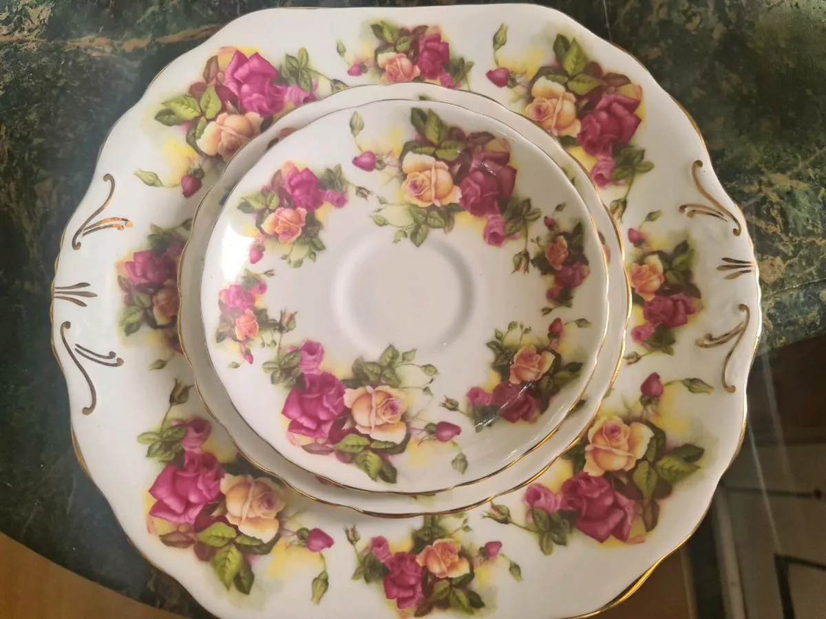 New Chelsea Staffs vintage teaset 1940s - Image 2