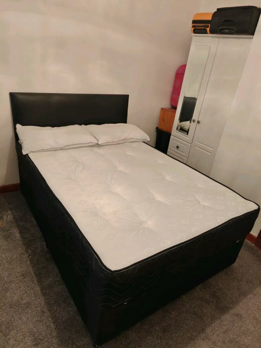 Double Bed & Mattress - Image 2