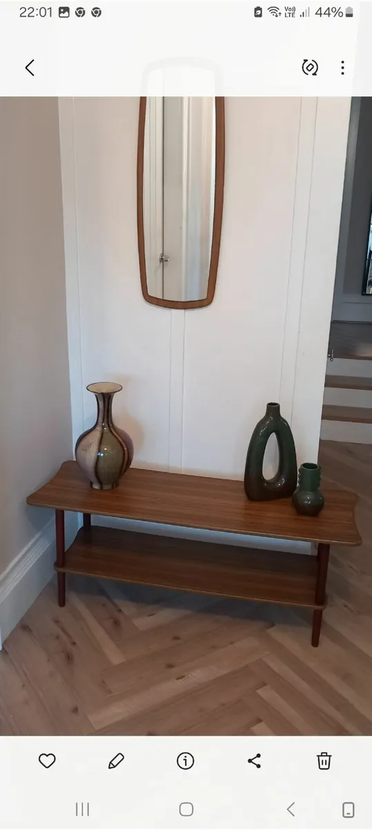 An original 1960s  retro 2 tier coffee table - Image 2