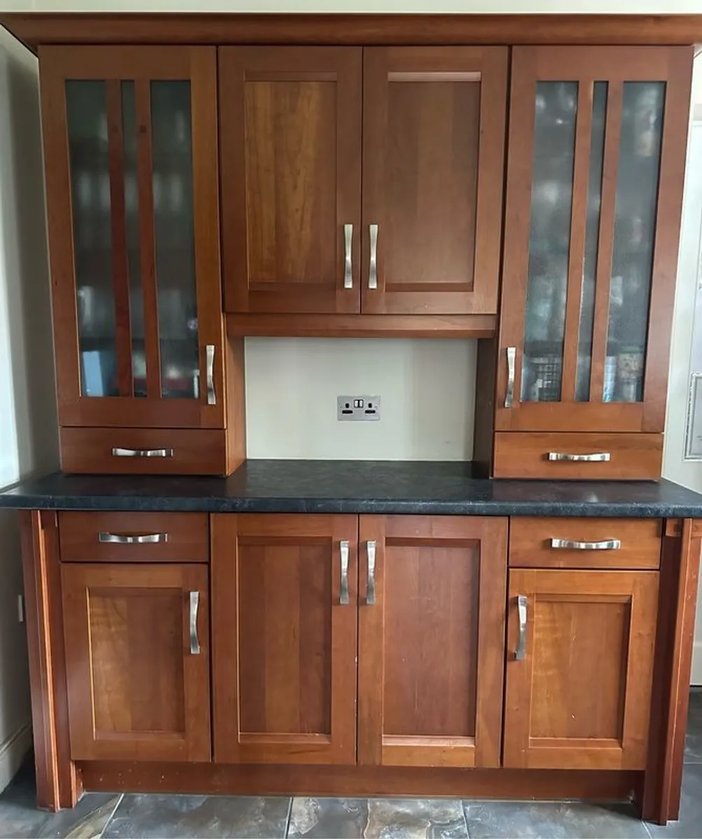 Kitchen in solid cherry wood - Image 1
