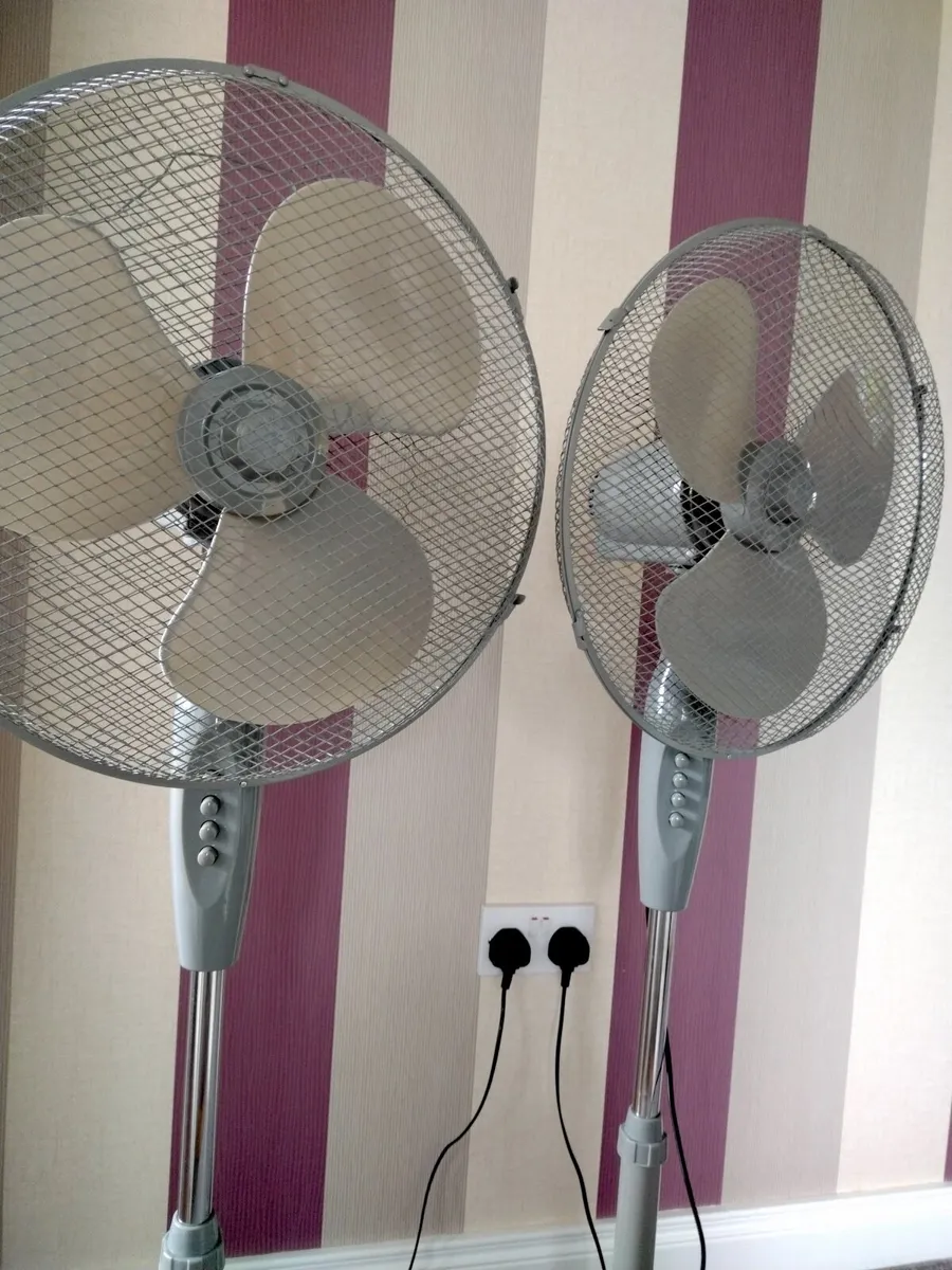 Set of x2 16 Inch Pedestal Room Cooling Fans €50 - Image 3