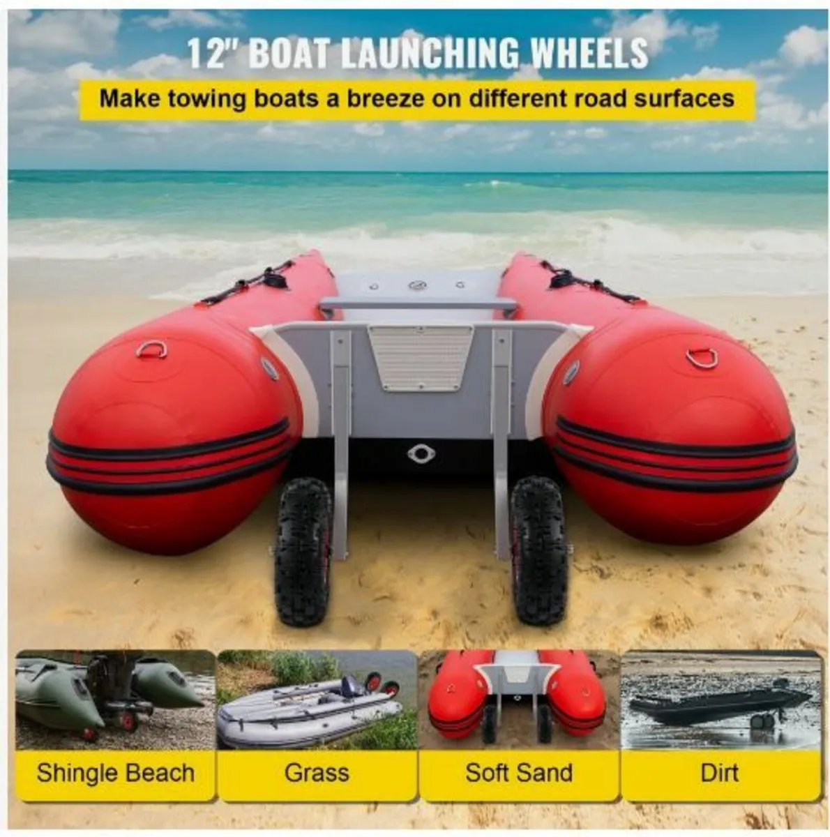 Boat Launching Wheels - Image 3
