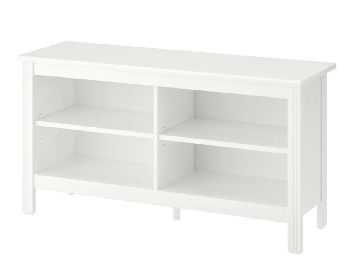 IKEA Brusali TV bench white - Image 1