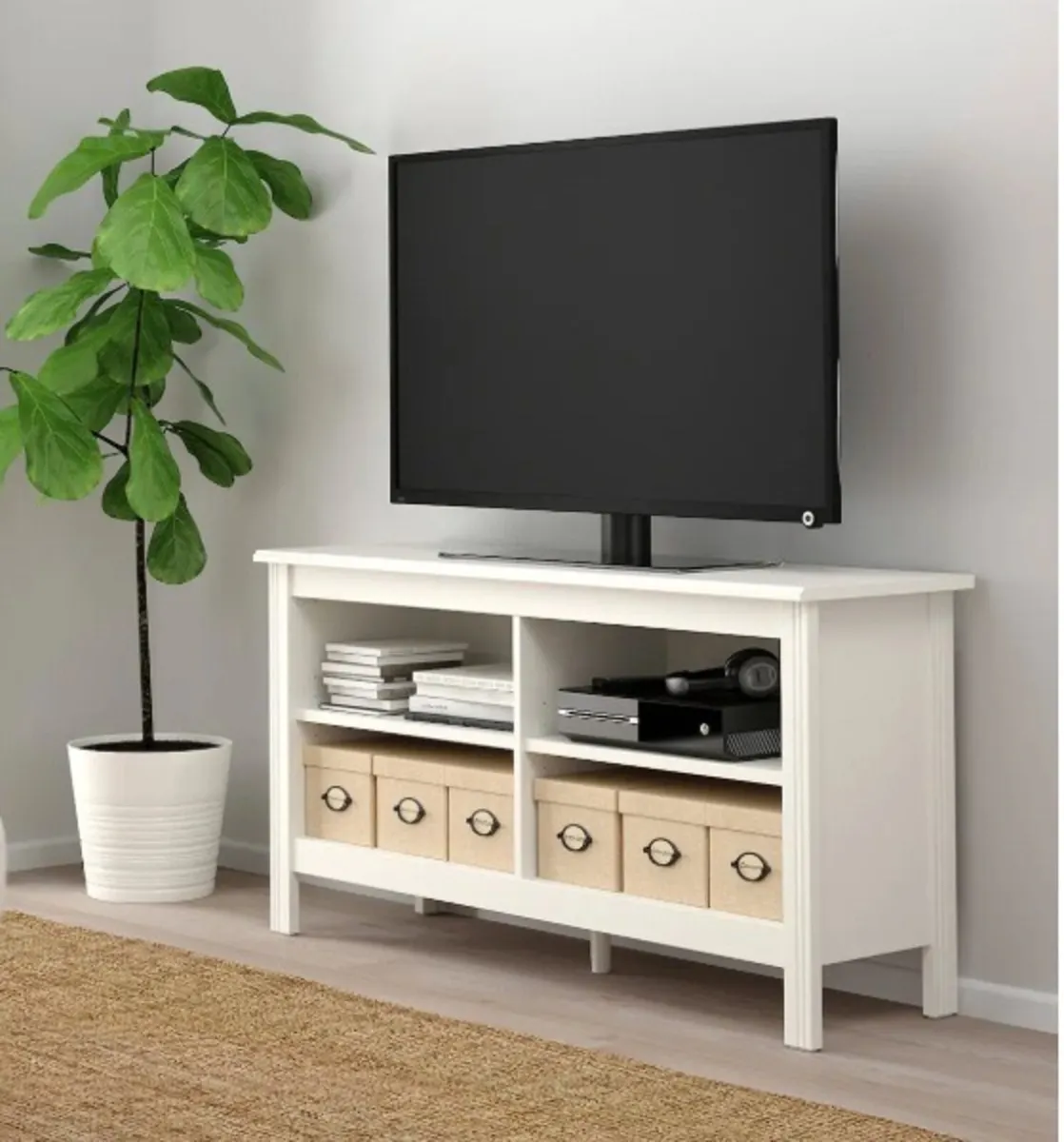 IKEA Brusali TV bench white - Image 2