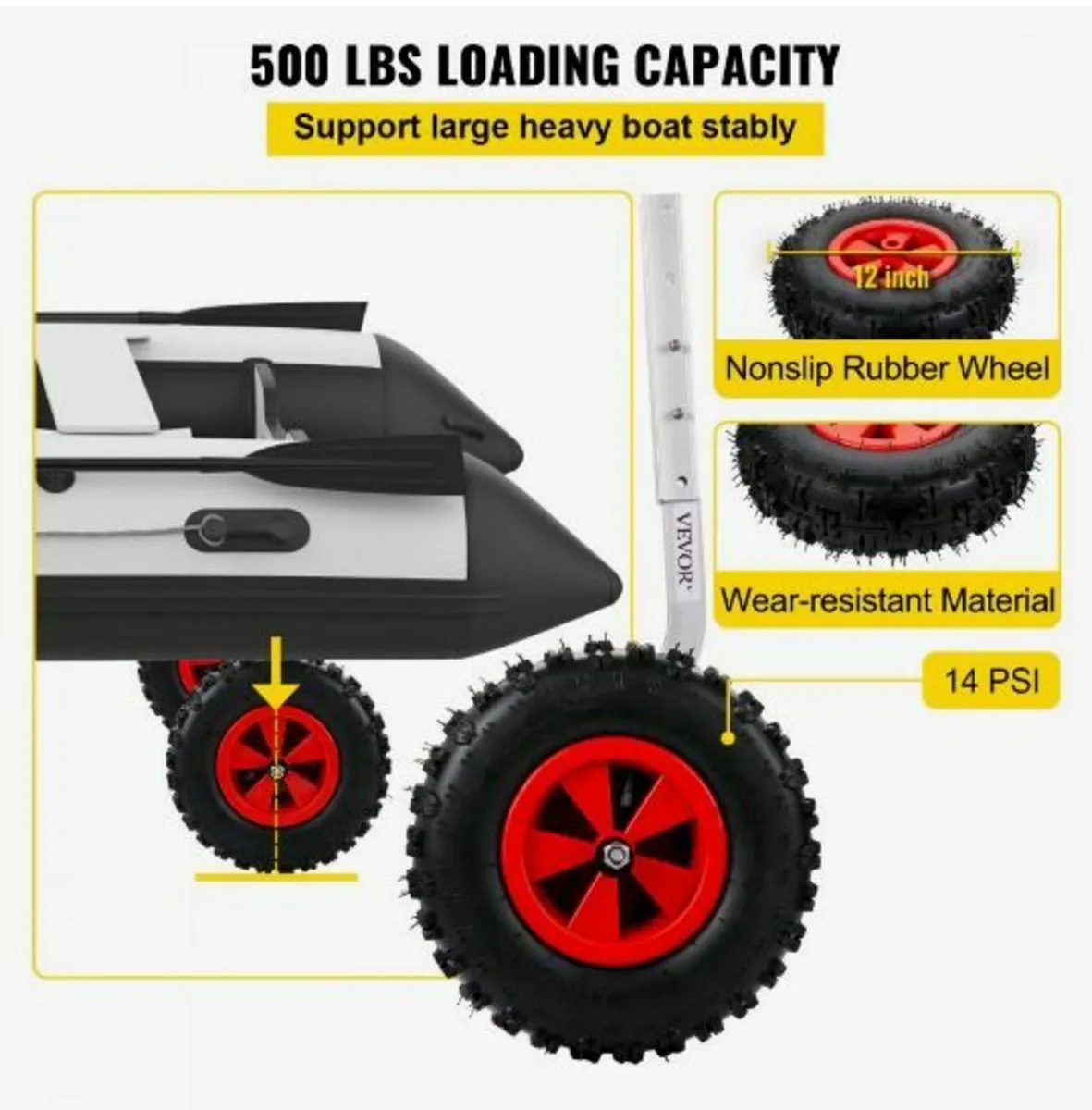 Boat Launching Wheels - Image 4