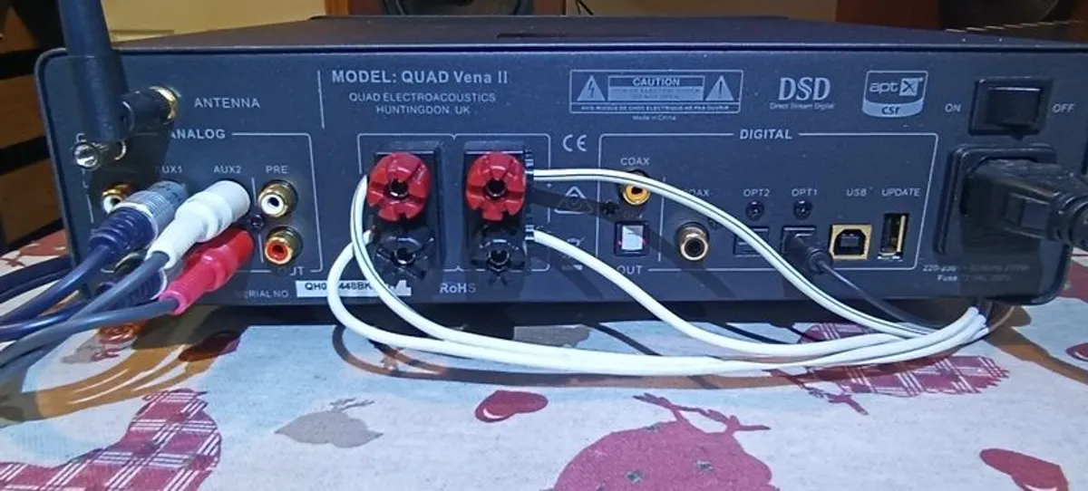 QUAD veena 11 amp with QUAD 99-CDP-2  and QUAD 11L Classic speakers - Image 3