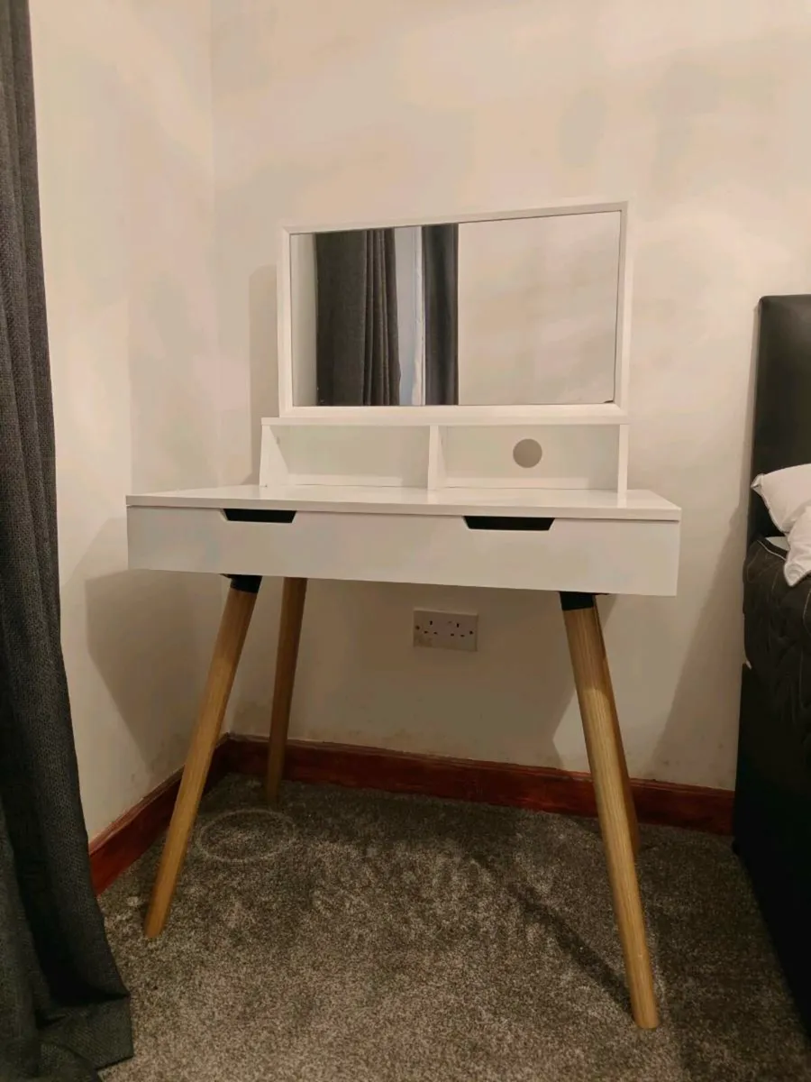 Dressing Table with 2 Drawers - Image 2