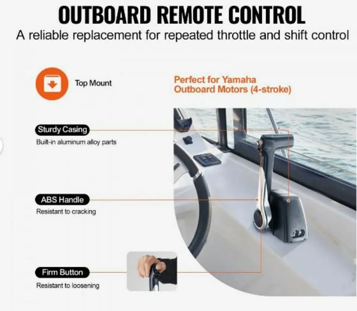 Outboard Throttle Remote Control Box - Image 3