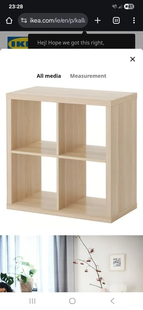 KALLAX Ikea Shelving unit