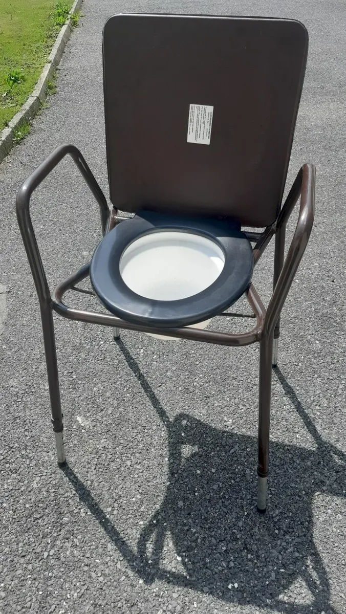 Commode & raised toiled seat - Image 1