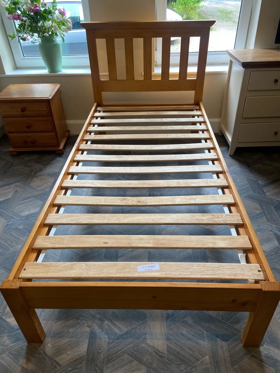Single Wooden Bed - Image 2