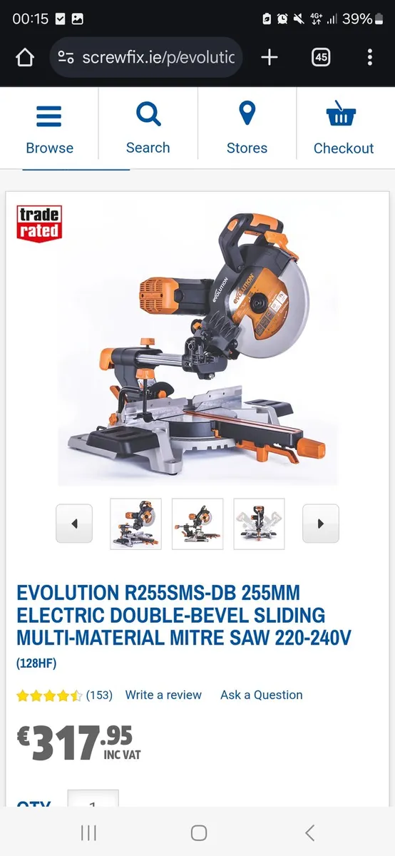 Saw with stand - Image 4