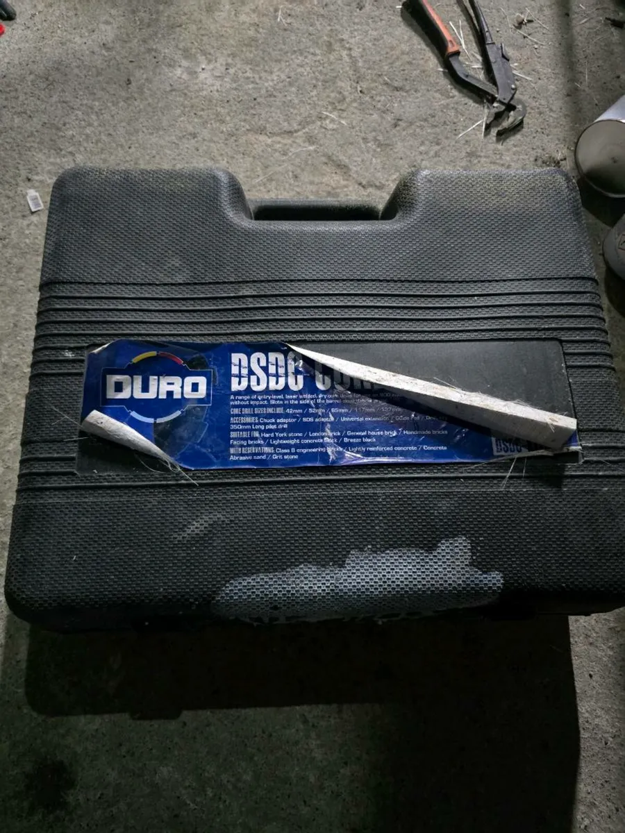 Dewalt Dry Core Drill and few bits - Image 4