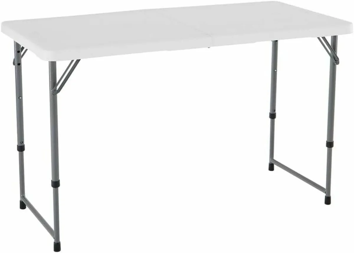 LIFETIME Height adjustable foldable table
