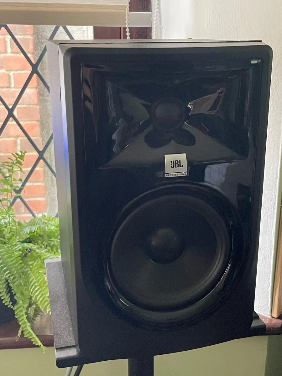 JBL Studio Monitors + Millenium Stands - Image 1