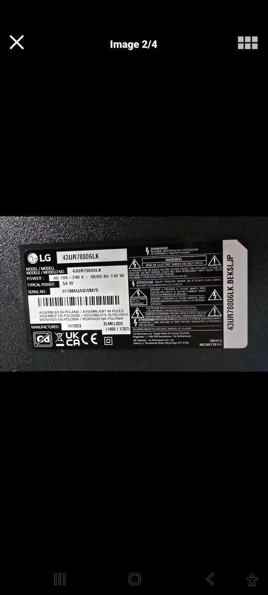 LG 55-inch Smart Tv - Image 4