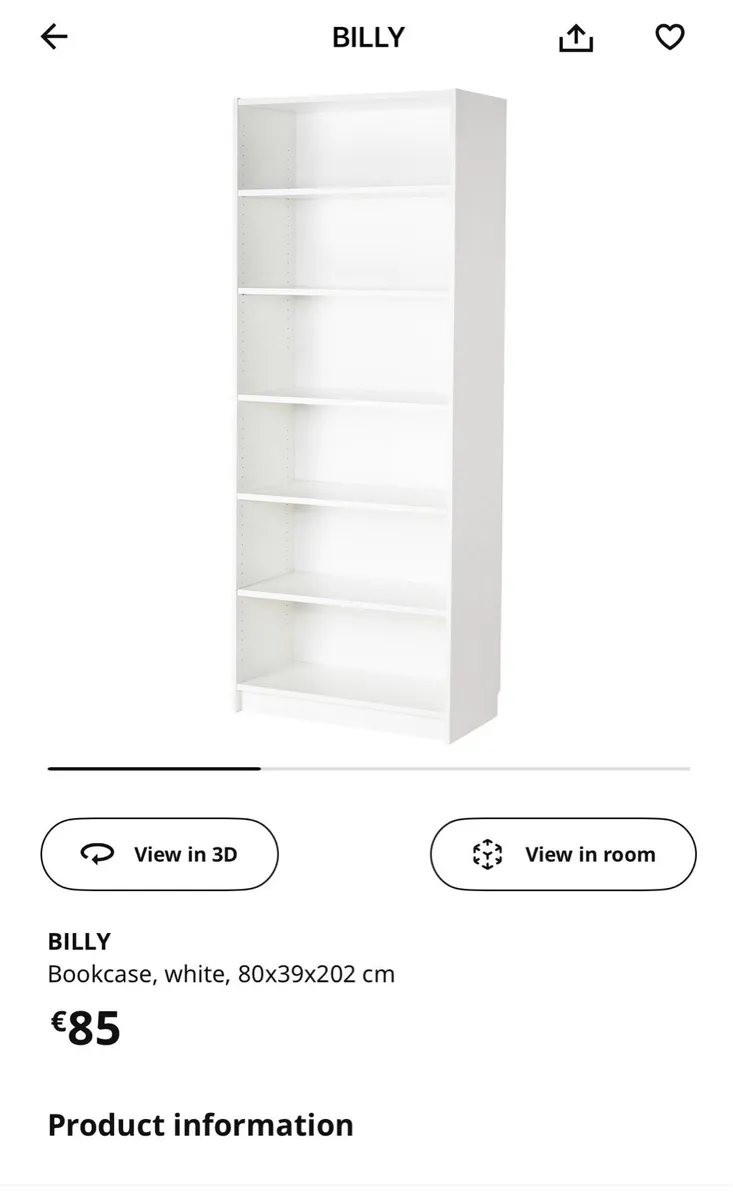 NEW IKEA BILLY Bookcases / Bookshelves - Image 1