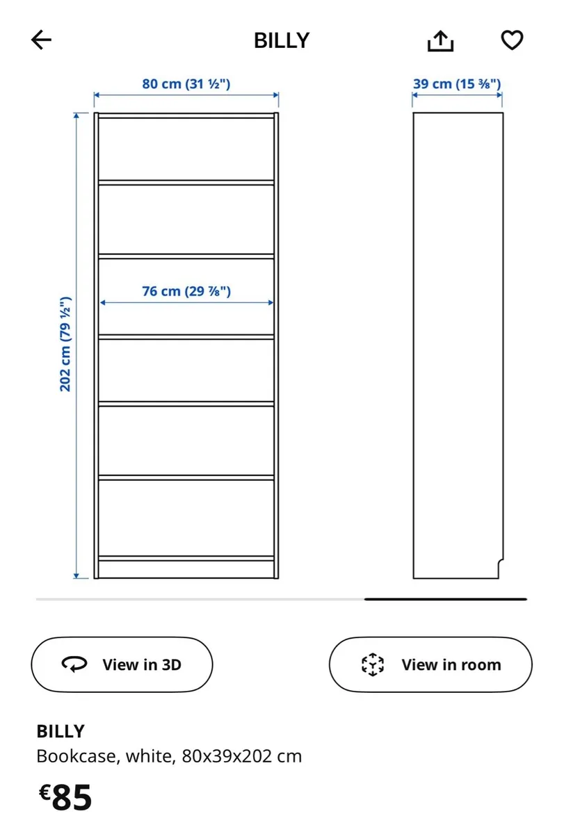 NEW IKEA BILLY Bookcases / Bookshelves - Image 3