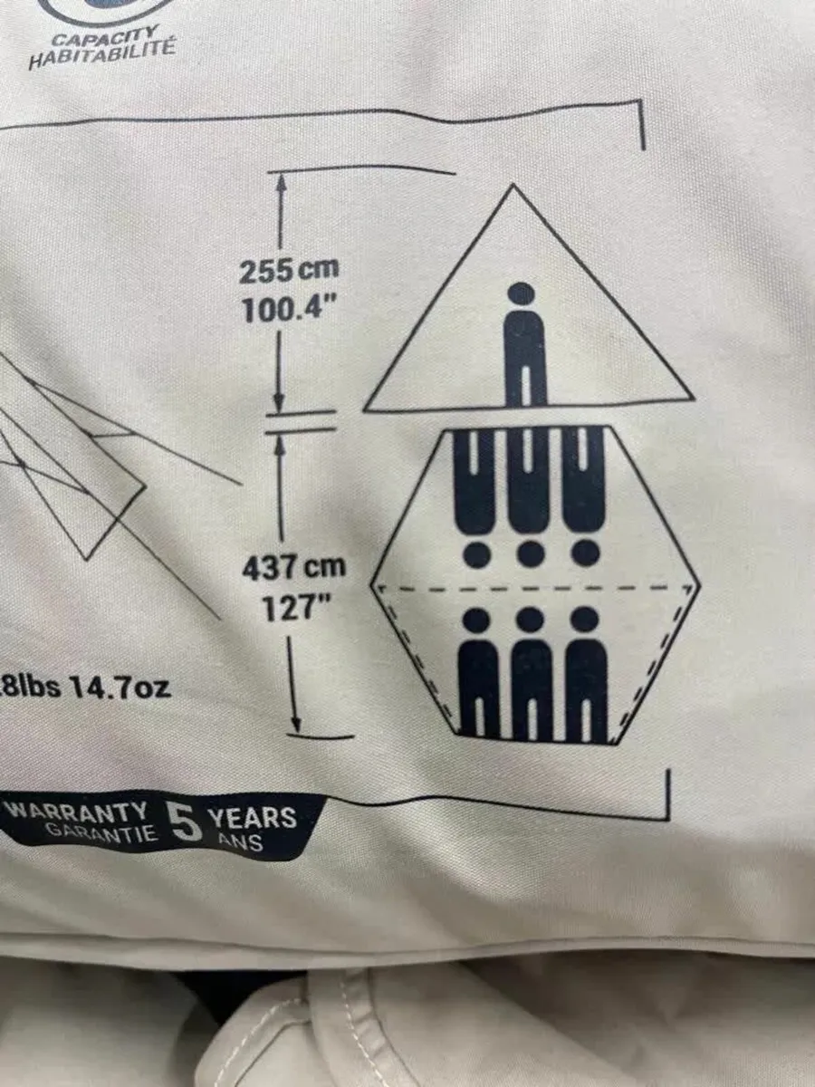 Hiking Tent 6 Person Teepee - Image 2