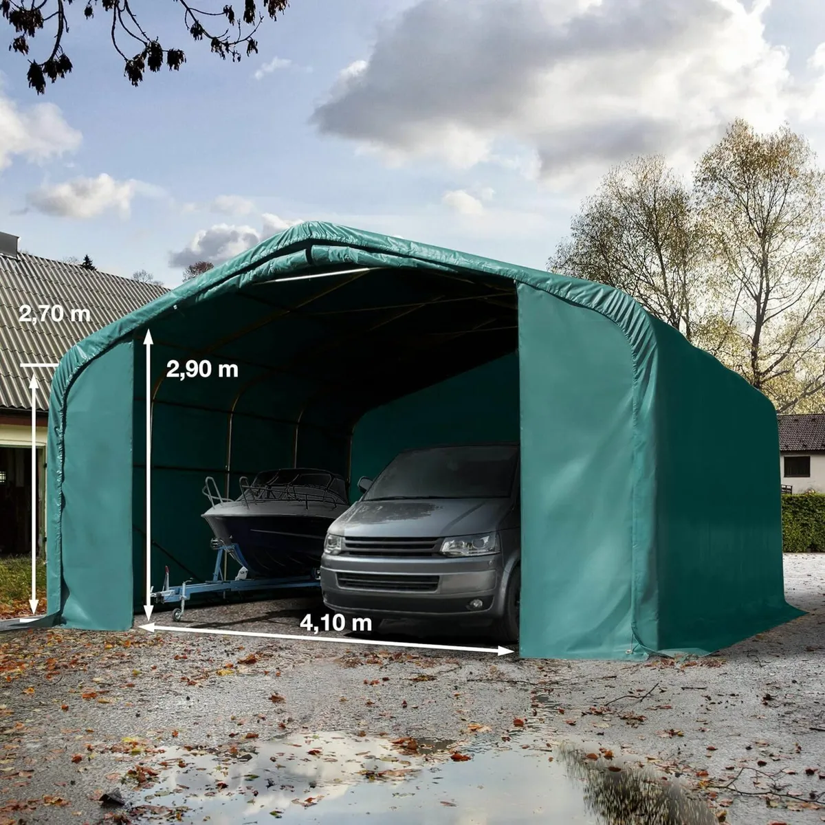 6x6m tent garage ... Free Nationwide delivery - Image 1