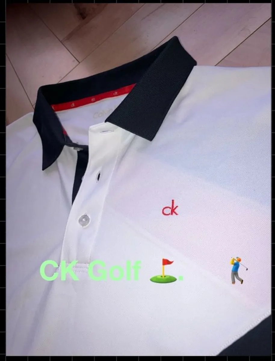 Calvin Klein Golf Polo XL - Image 1