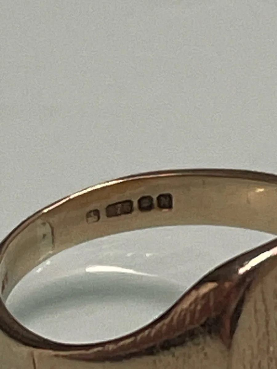 Gold signet 9ct - Image 2