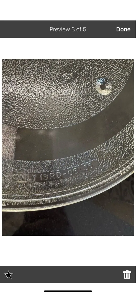 Microwave glass plate. - Image 2
