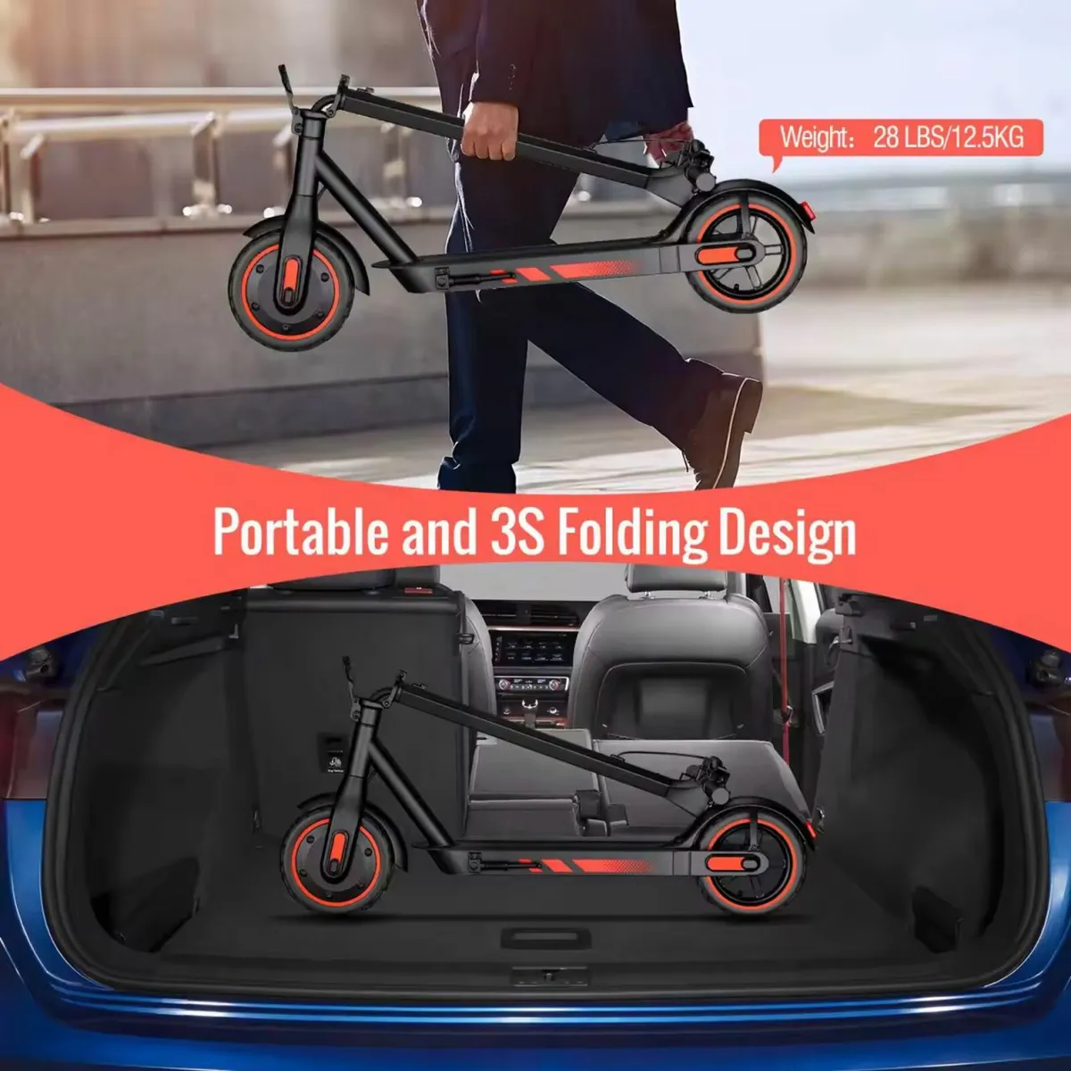 OOK-TEK V10 500W Electric Scooter Dublin - Image 4