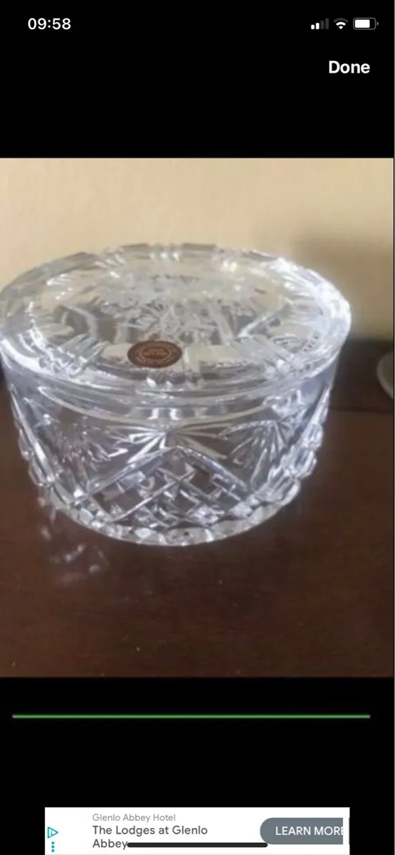 Claren Bridge Crystal Bowl - Image 1