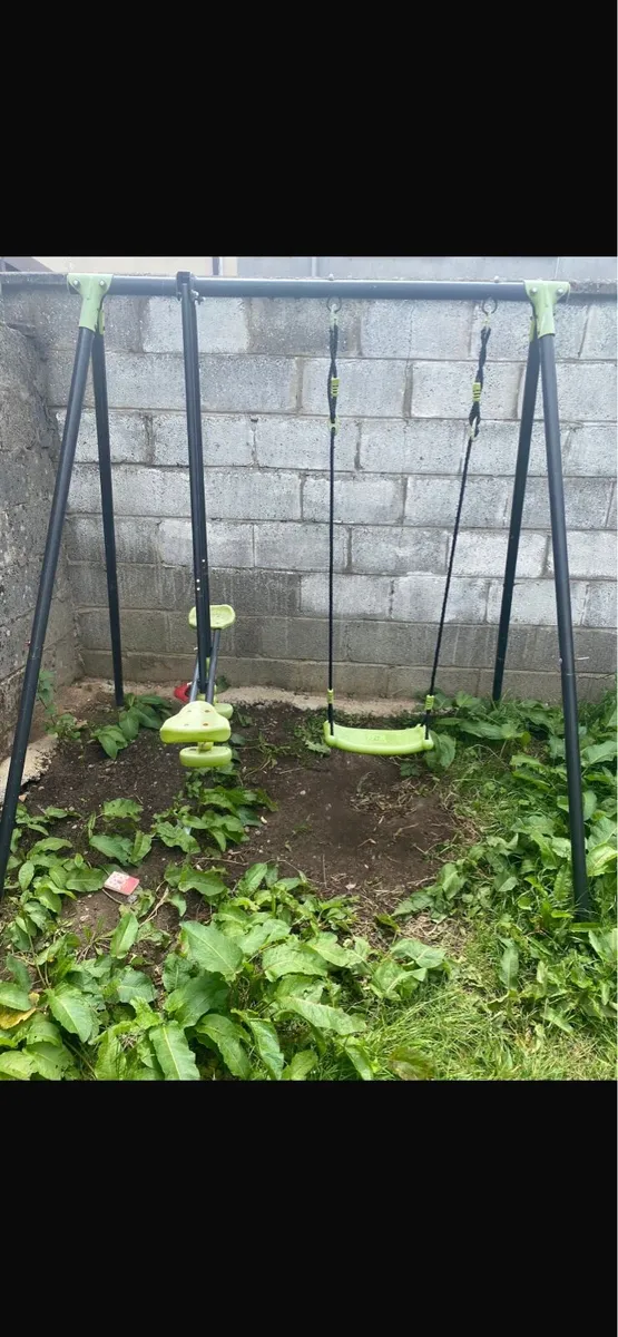 swingset, slide, seasaw, scooter - Image 1