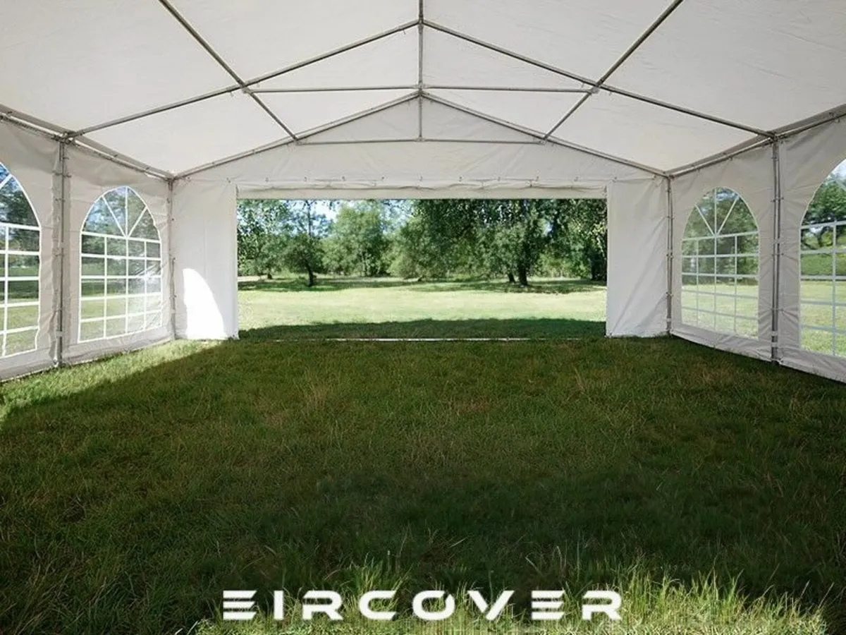 Premium Marquee 6 m x 12m PVC with  ground frame - Image 4