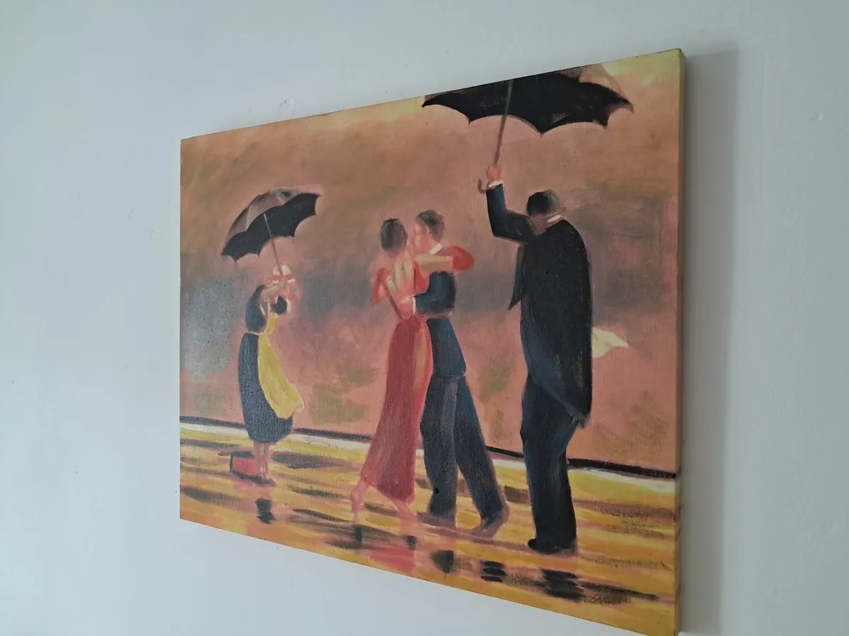 Dancing in the Rain Canvas Painting - Image 2