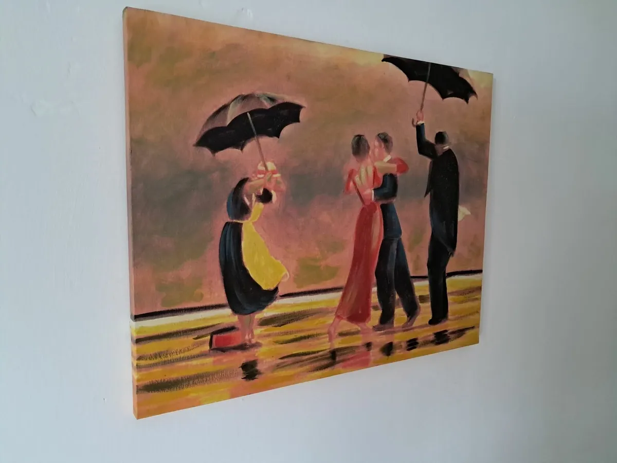 Dancing in the Rain Canvas Painting - Image 3