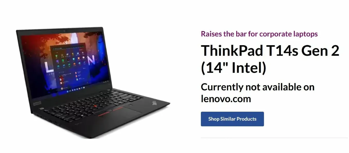 ThinkPad T14s Gen 2 14" Intel - Image 1