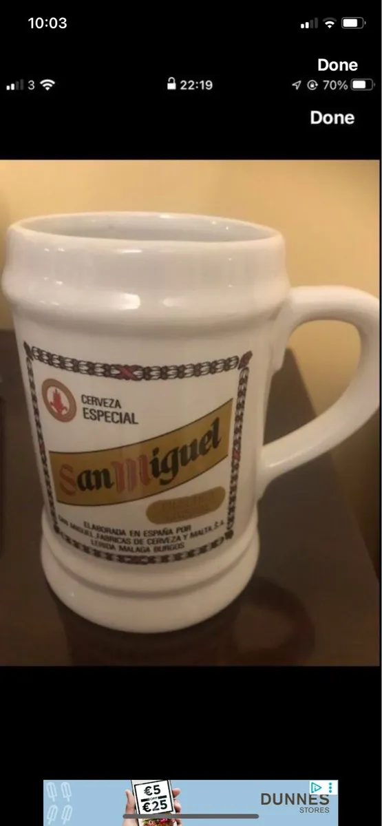 San Miguel Ceramic Tankards - Image 2
