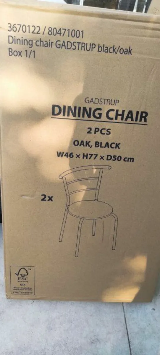 Dining set 4 chairs and table - Jysk - Image 3