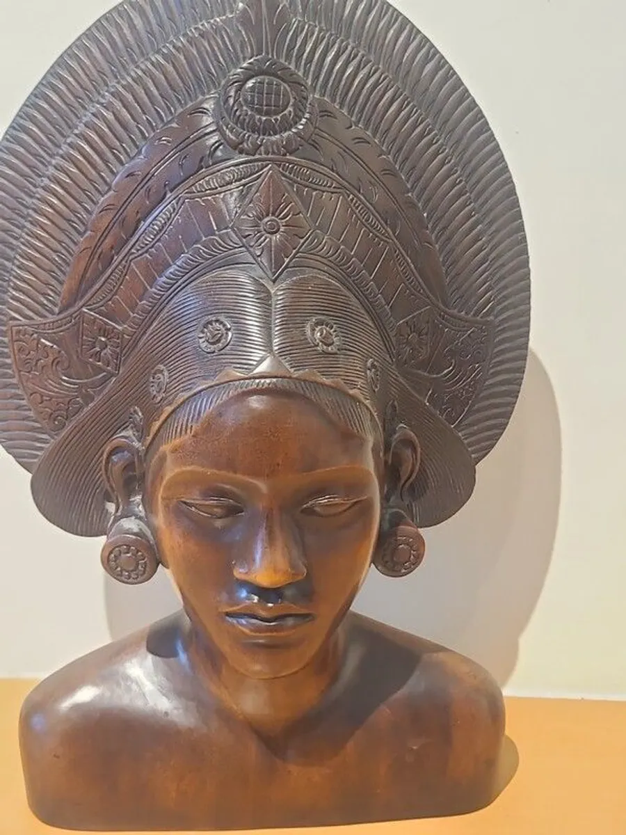 Stunning art deco bust - Janger Bali Dancer sculpture - Image 1