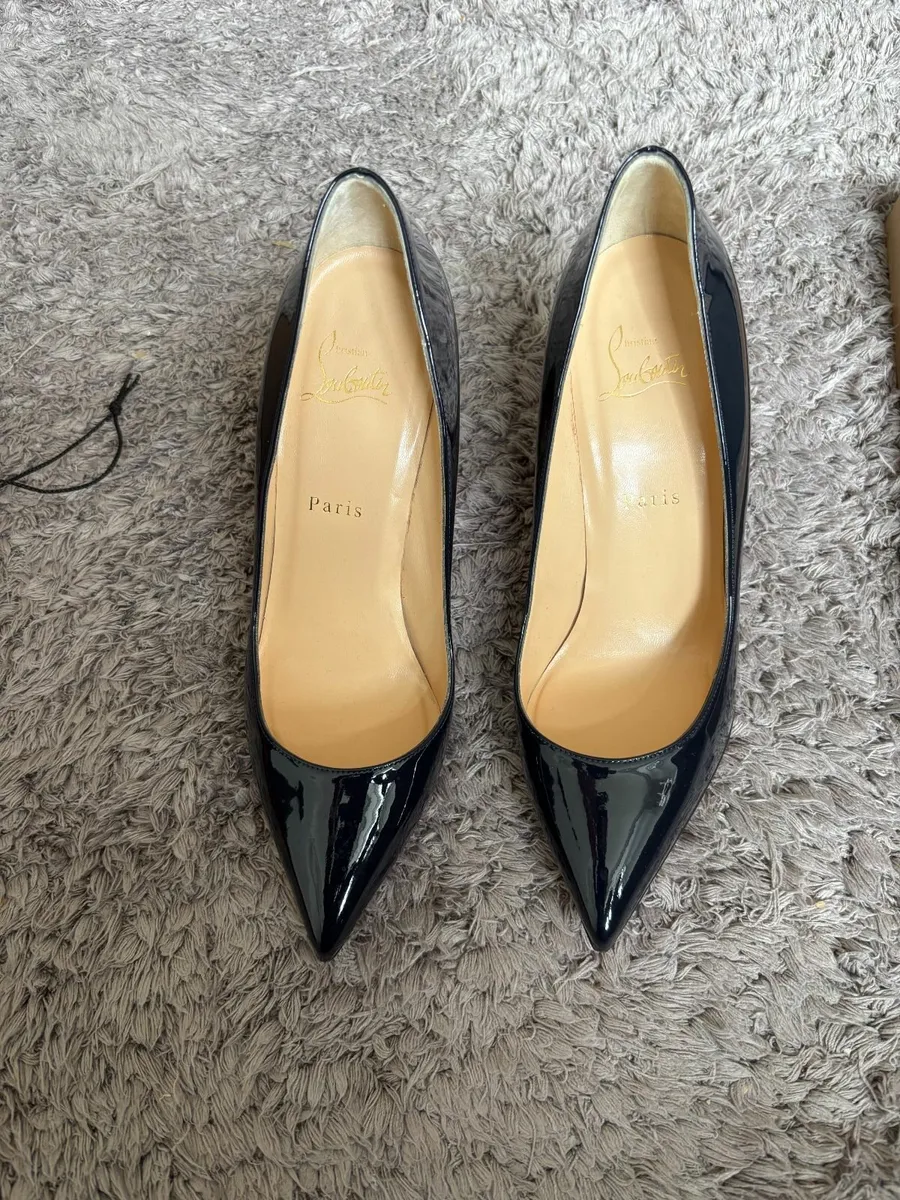 Christian Louboutin Pigalle 100 - Size 39 Navy - Image 2