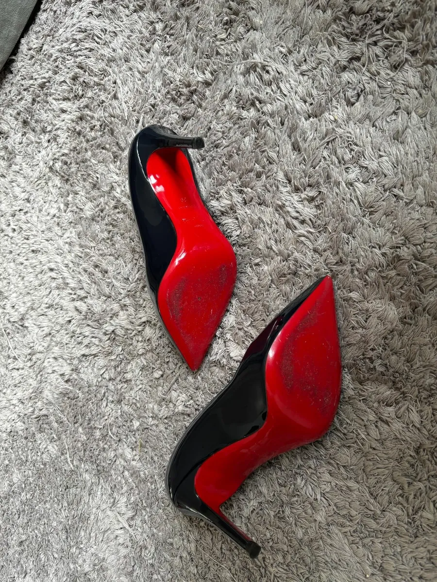 Christian Louboutin Pigalle 100 - Size 39 Navy - Image 4