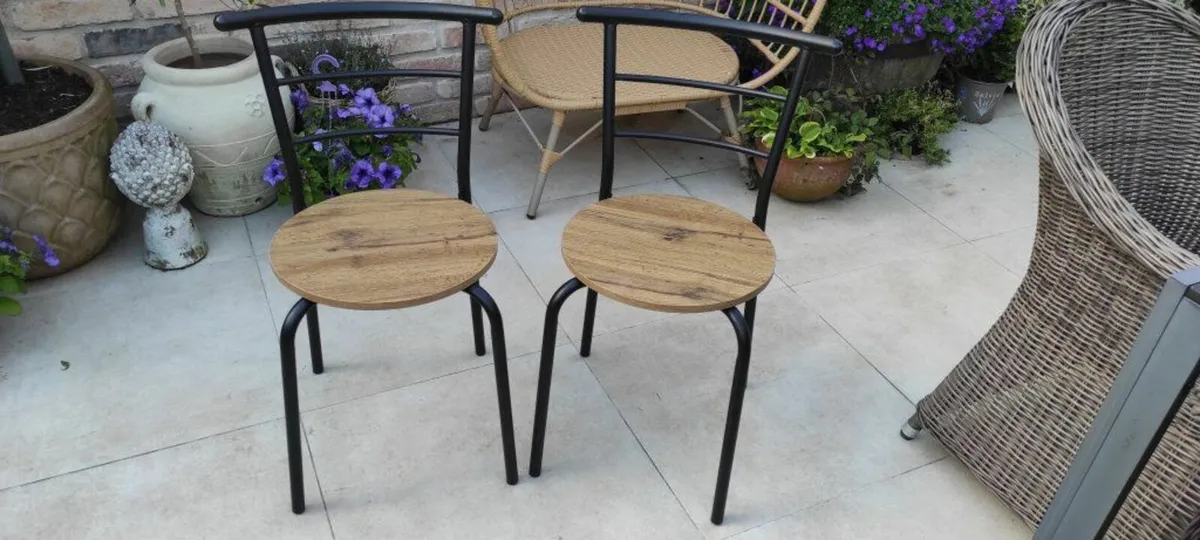 Dining chairs set of 2 - Jysk - 4 sets available - Image 1